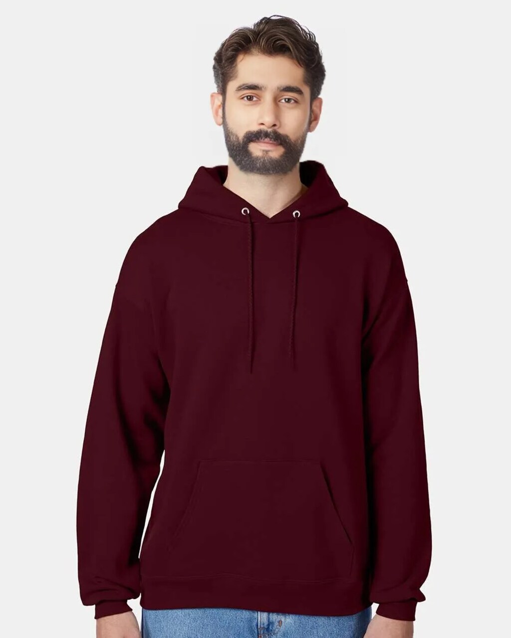 Hanes Unisex Eco Friendly Midweight Pouch Pocket Hooded Sweatshirt For Layering Outfits